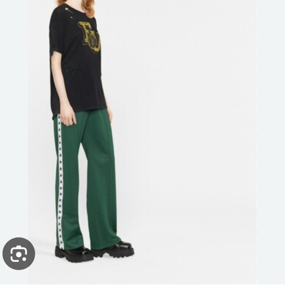 Golden Goose Green Star Track Pants